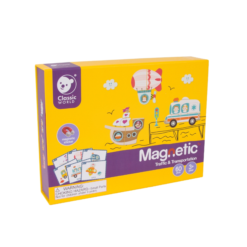 Puzzle nauka ruchu transportu drogowego 72 el.