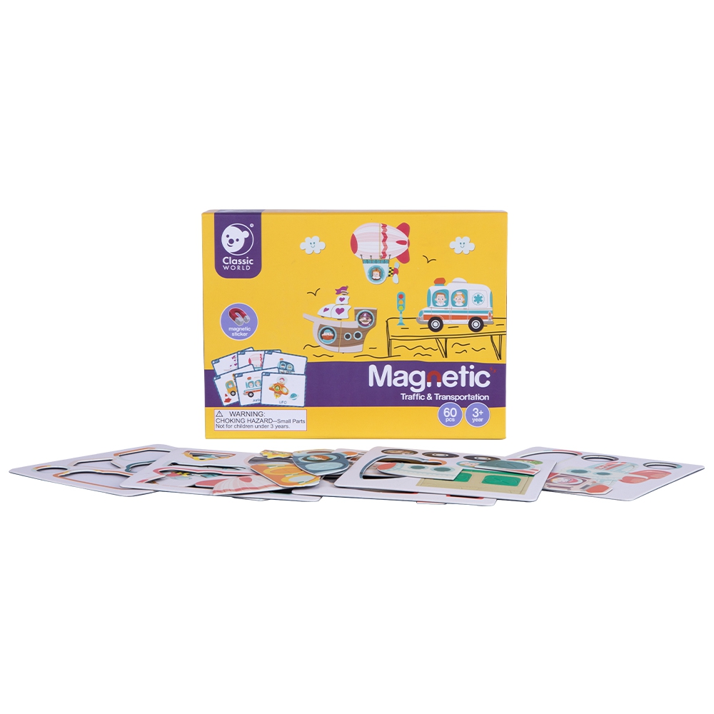 Puzzle nauka ruchu transportu drogowego 72 el.