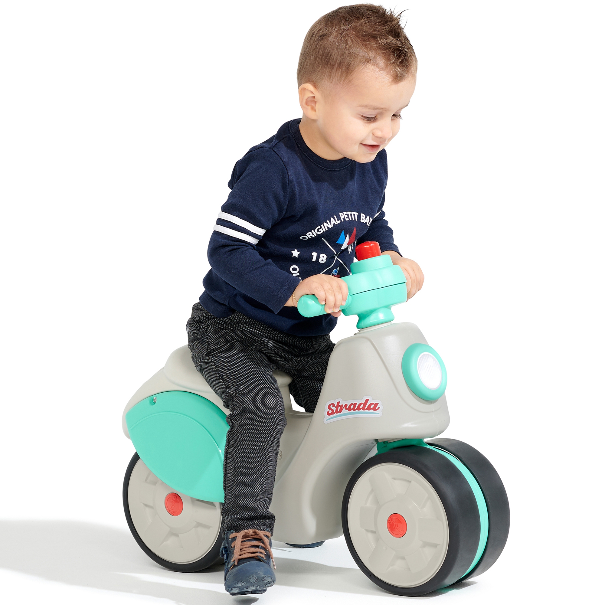 Jeździk scooter strada retro ciche opony od 1 roku