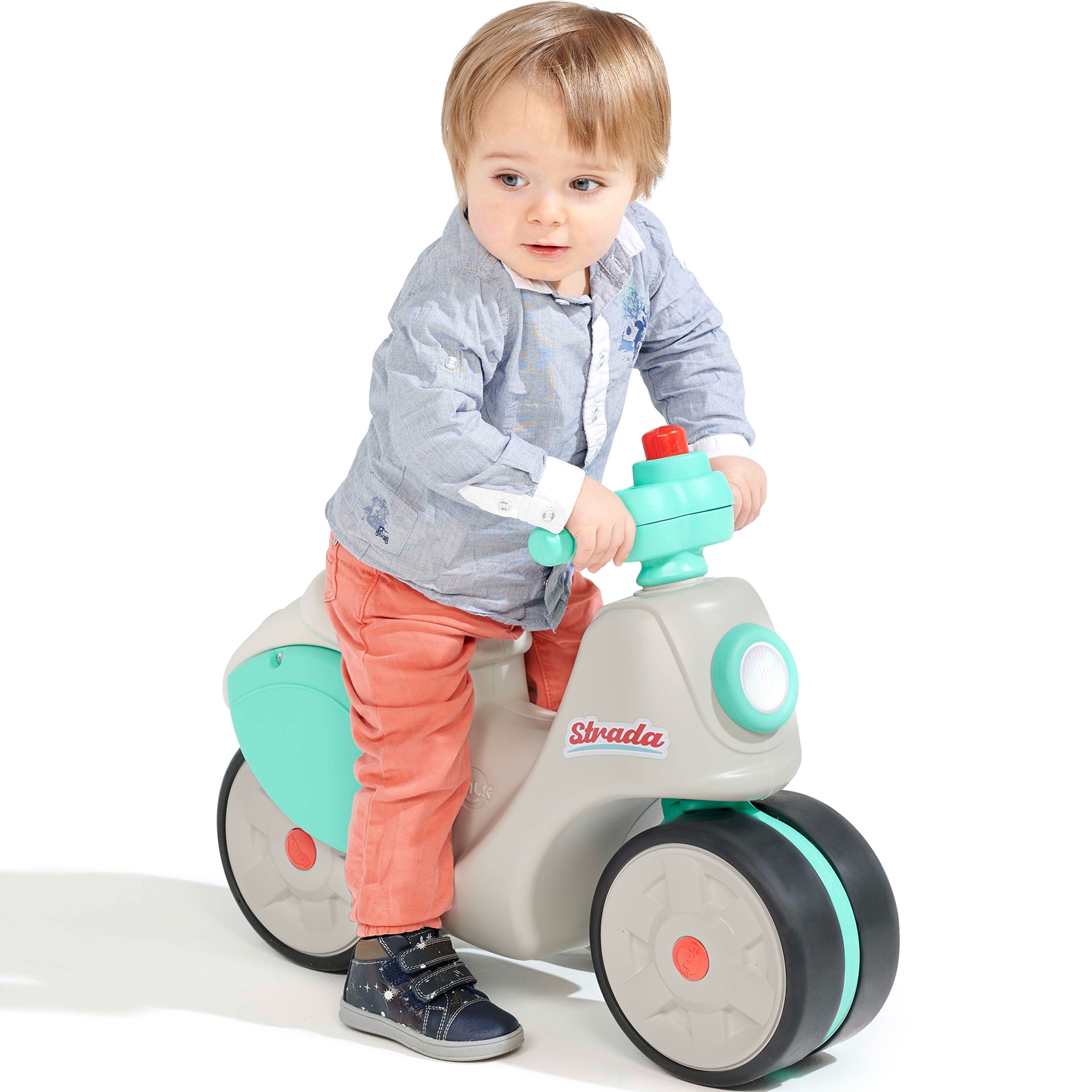 Jeździk scooter strada retro ciche opony od 1 roku