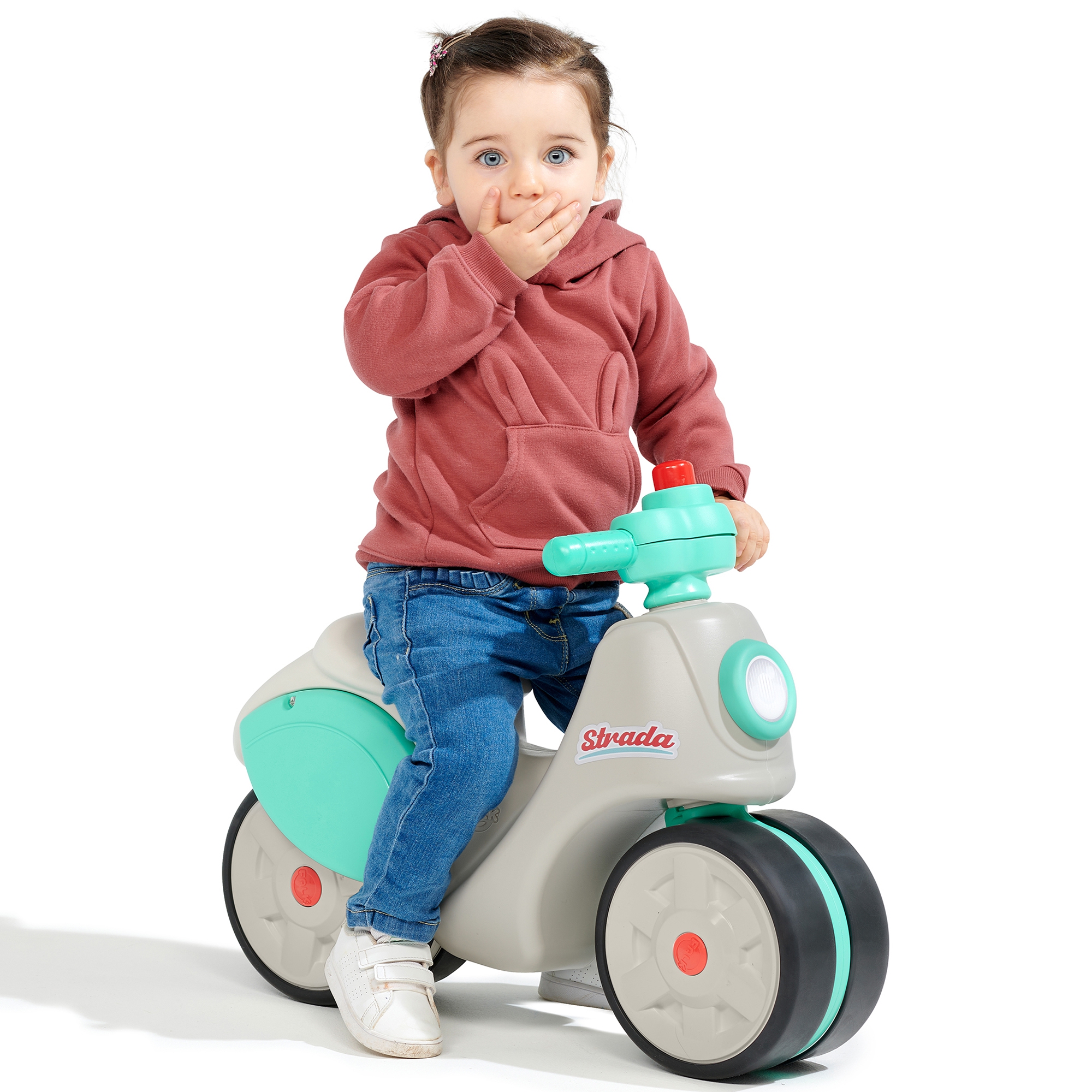 Jeździk scooter strada retro ciche opony od 1 roku
