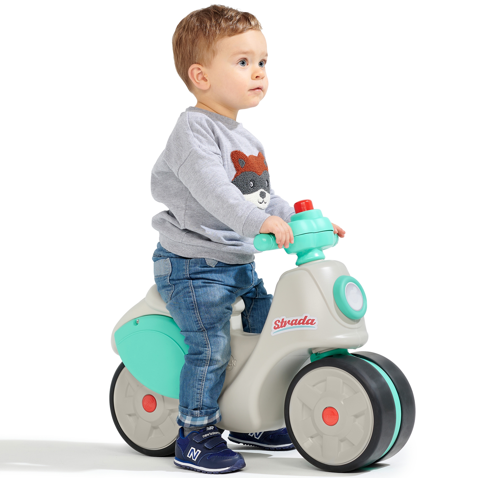 Jeździk scooter strada retro ciche opony od 1 roku