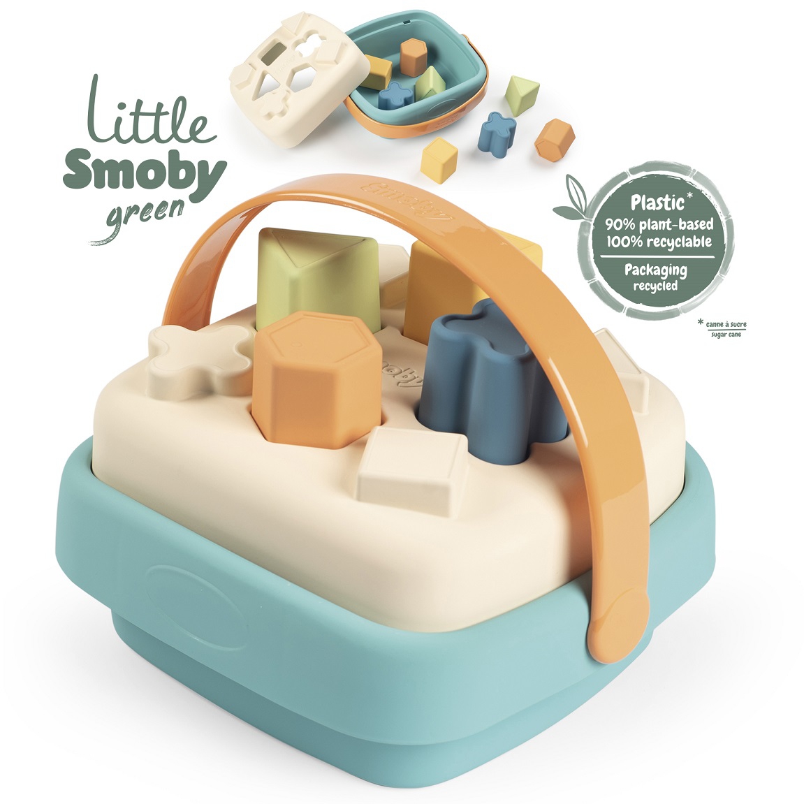 Little green sorter w koszyku bioplastik