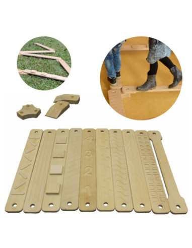 Trening Balansu Równowagi Drewniane Deseczki Masterkidz