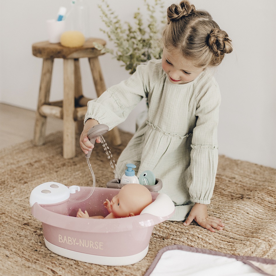 Baby nurse wanienka z hydromasażem, prysznicem i światłem