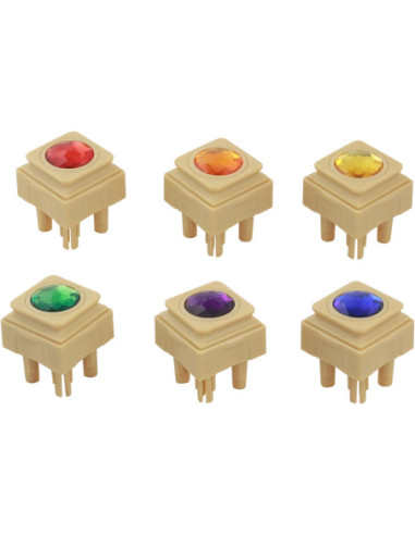 Akrylowe Kolorowe Diamenciki Do Tablicy Naukowej STEM Masterkidz