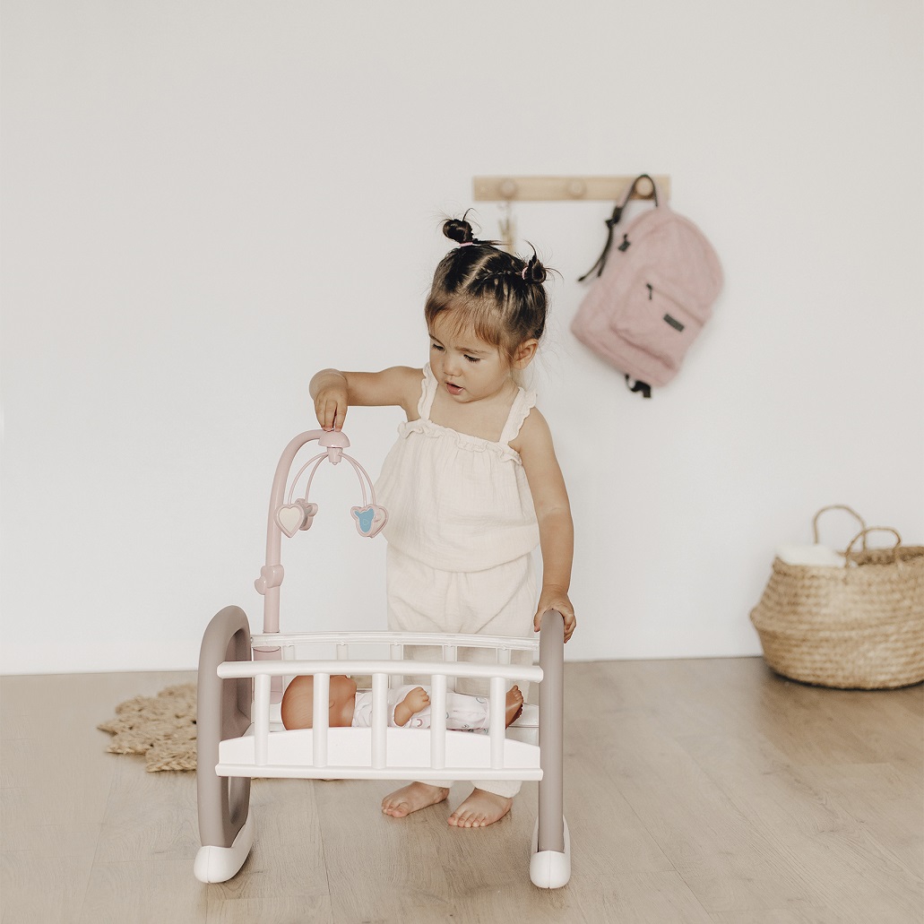Baby nurse kołyska z karuzelką dla lalki
