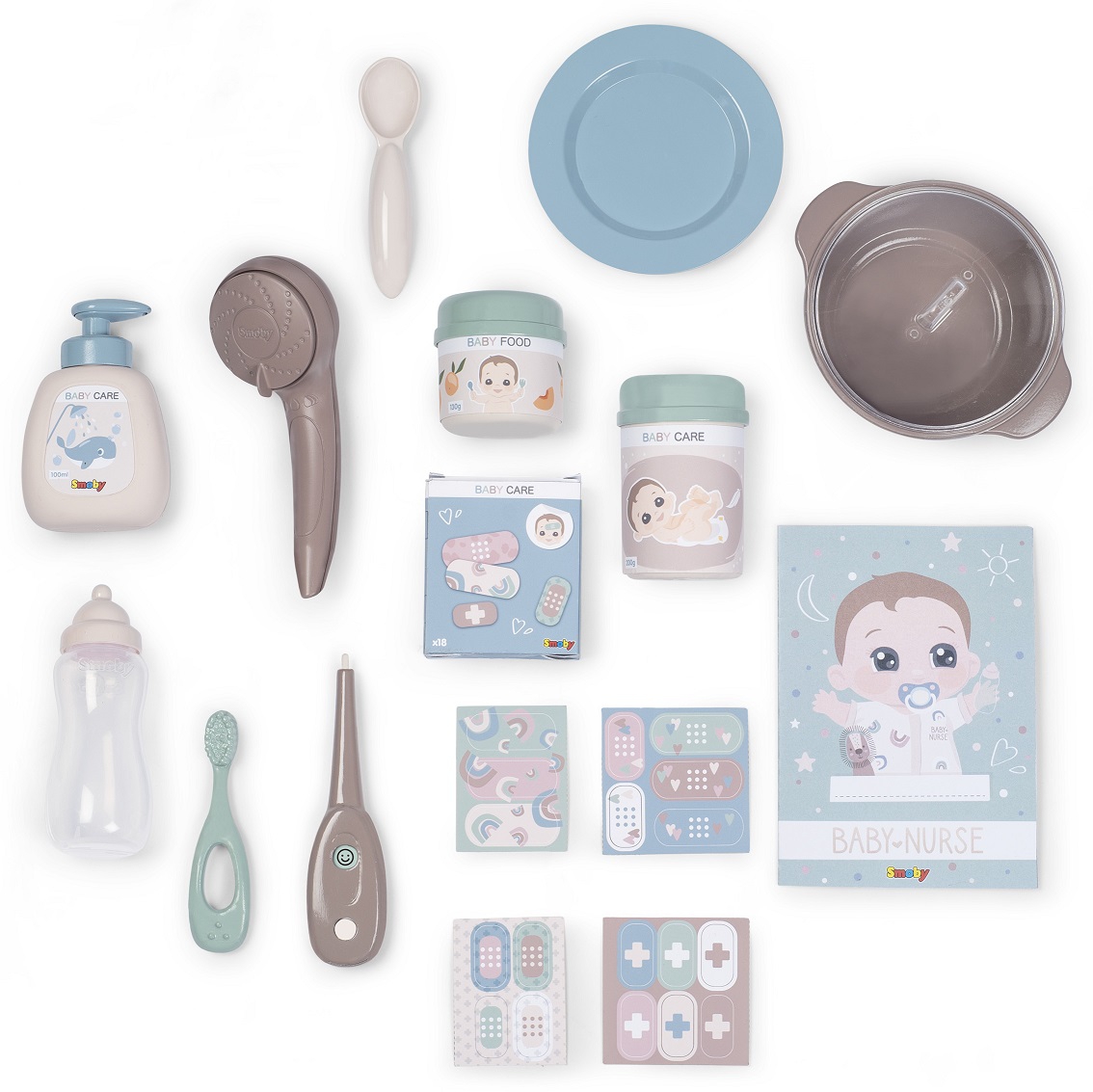 Baby nurse duży kącik opiekunki dla lalki