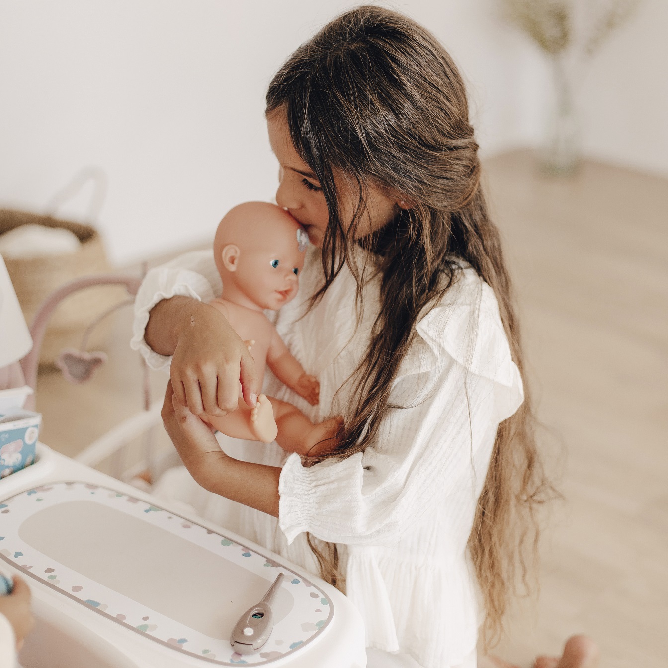 Baby nurse duży kącik opiekunki dla lalki