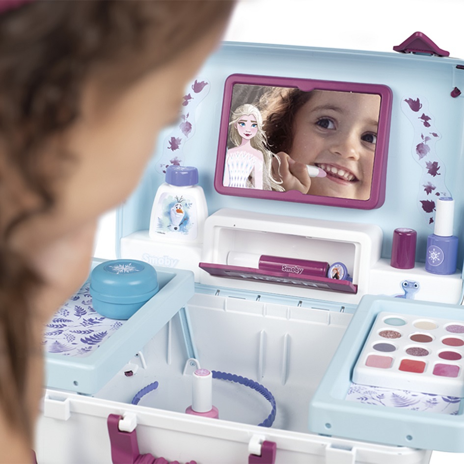 Kraina lodu walizka beauty frozen salon urody
