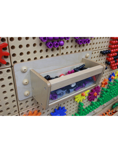 Półka Na Akcesoria Przezroczysta Ścianka - Masterkidz Tablica Naukowo-Edukacyjna STEM