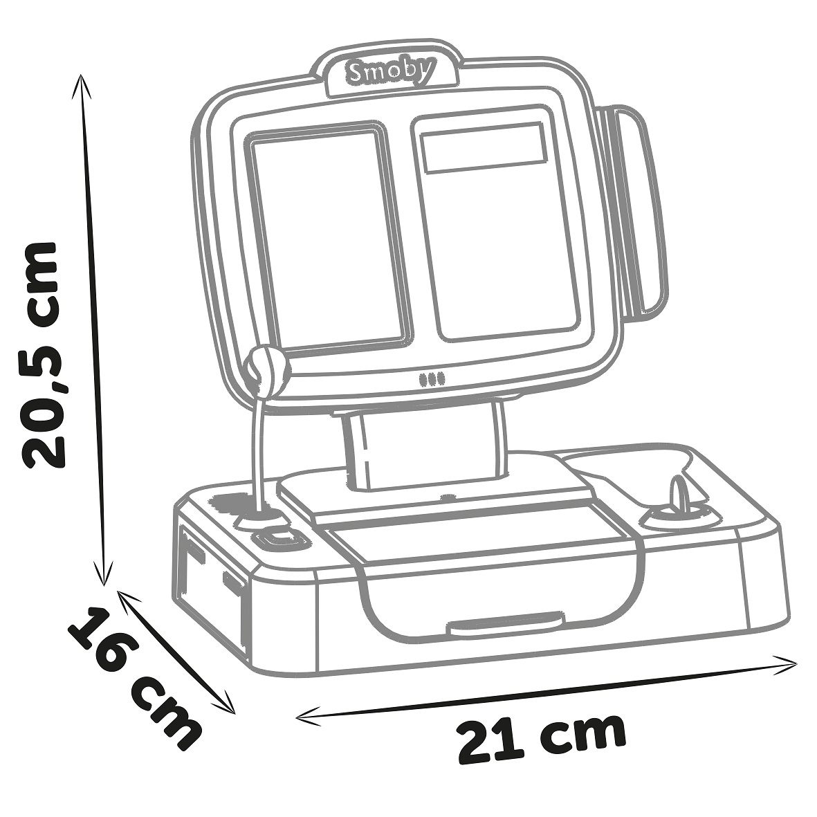 SMOBY Kasa Sklepowa Elektroniczna Ze Skanerem