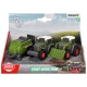 DICKIE Farm Zestaw 3 Pojazdów 9cm Traktory Przyczepka Fendt