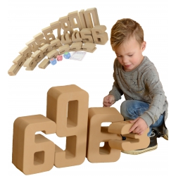 MASTERKIDZ Klocki Nauka Liczenia Zabawka Edukacyjna Montessori