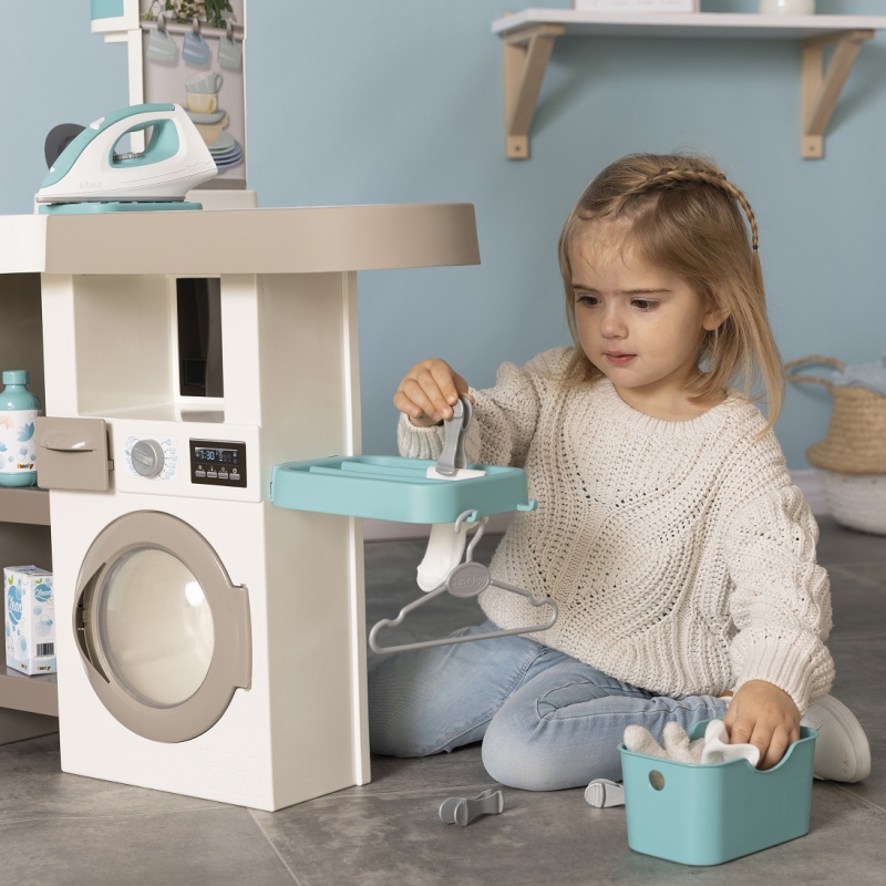 SMOBY Mini Tefal Studio Kuchnia z Pralką 36 Akcesoria