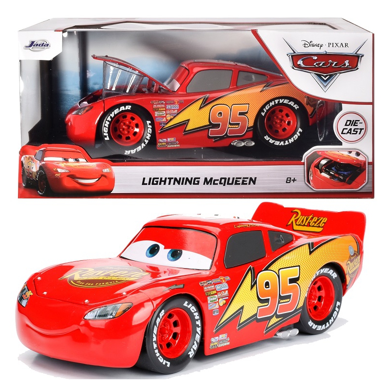 JADA Disney Auta Zygzak McQueen Cars 1:24 Metalowy