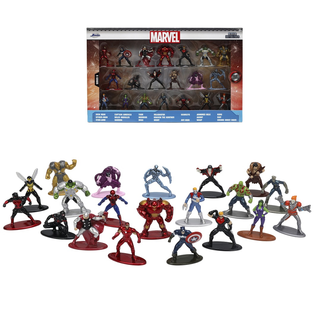 JADA Marvel Metalowe Figurki 20szt Zestaw