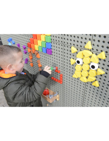 Zestaw Narzędzia Z Wkrętarką 8 Elementów - Tablica Naukowo-Kreatywna Masterkidz STEM