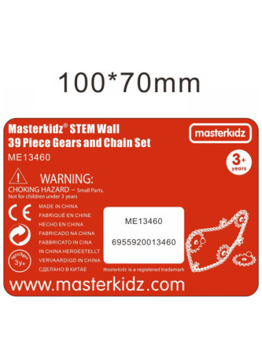 Koła Zębate Zbuduj Własny Mechanizm - Tablica Naukowo-Kreatywna Masterkidz STEM