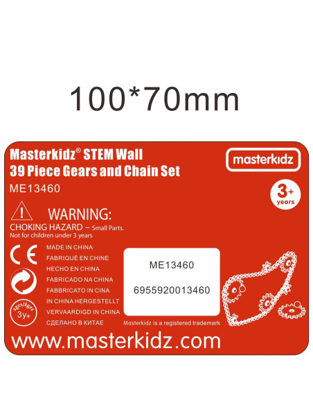Koła Zębate Zbuduj Własny Mechanizm - Tablica Naukowo-Kreatywna Masterkidz STEM