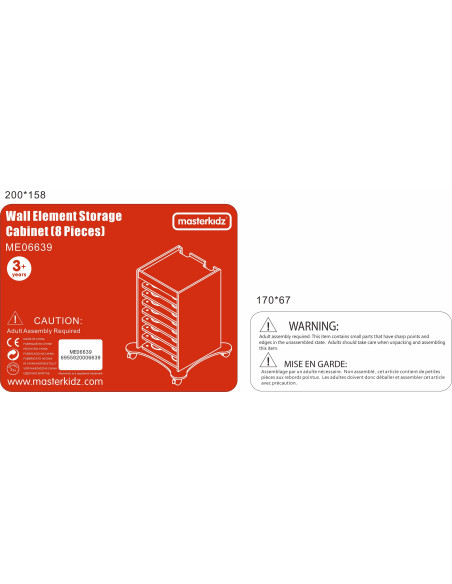 Szafka Do Przechowywania Na Tablice Ścienne Masterkidz