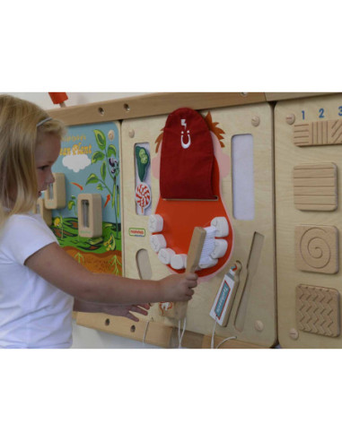 Edukacyjna Tablica Drewniana Masterkidz Higiena Jamy Ustnej