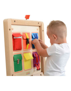 Kieszonki Do Zamykania i Otwierania Zamki Tablica Ścienna Masterkidz 2