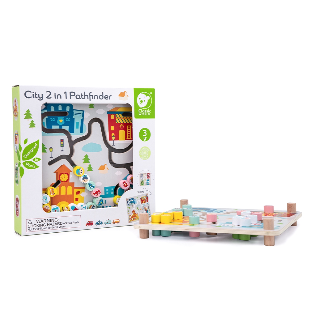 Gra logiczna 2w1 segregacja odpadów sorter miasto