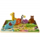 Tooky Toy Drewniane Puzzle Zwierzątka w Lesie Dopasuj Kształty