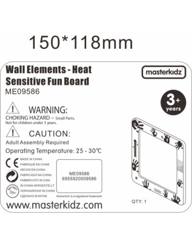 Tablica Edukacyjna Ciepłoczuła Reagująca Na Ciepło Masterkidz