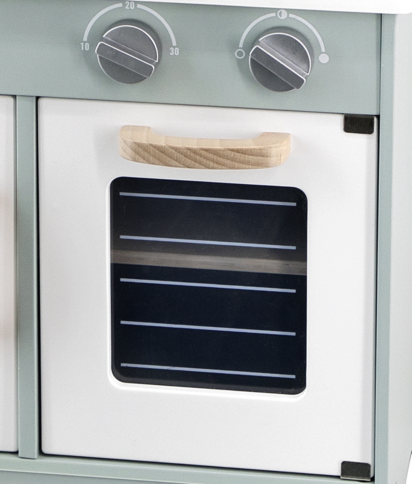 Polarb drewniana kuchnia z akcesoriami eco green