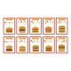 WOOPIE GREEN Drewniany Burger Restauracja Układanka dla Dzieci 15 el. Certyfikat FSC