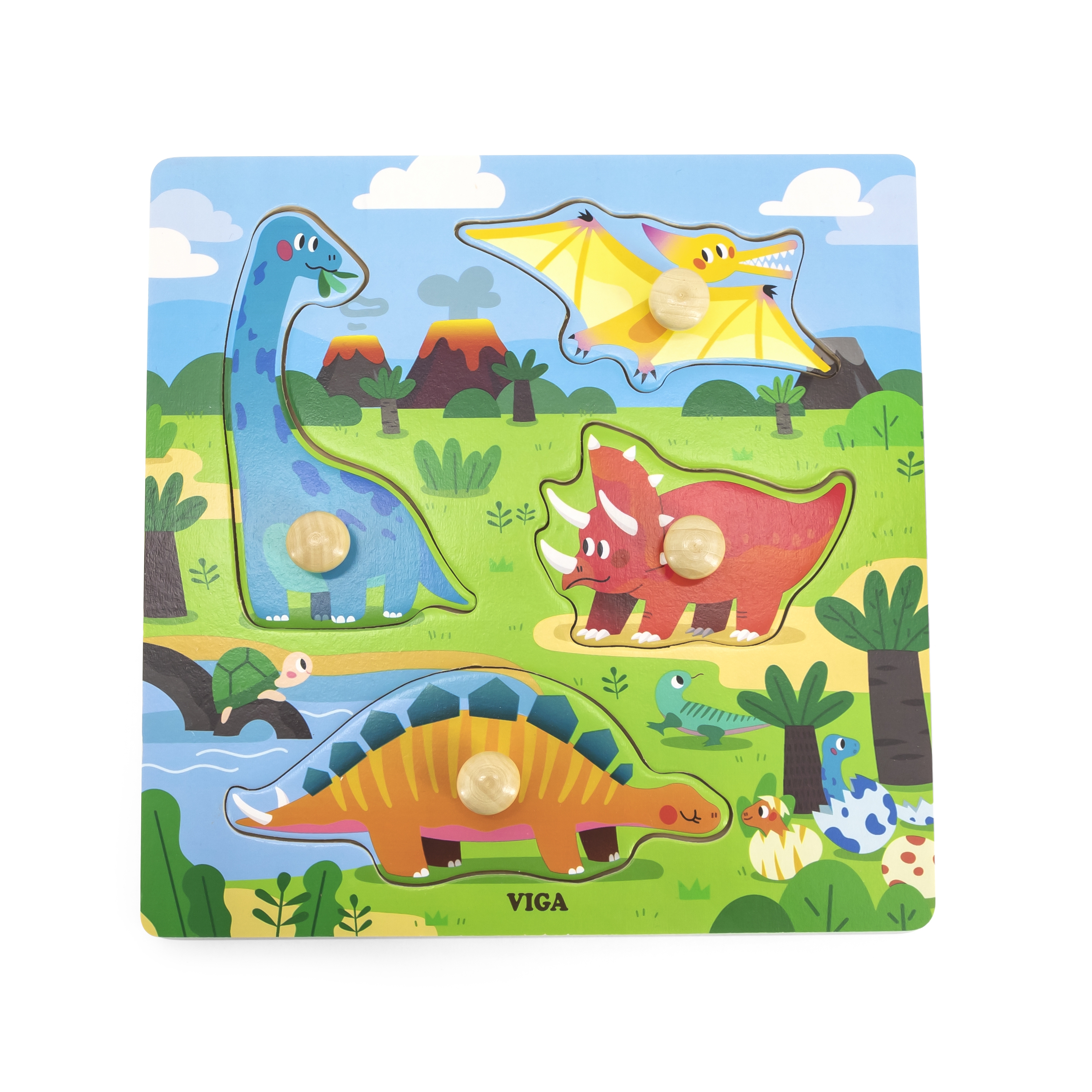 🦖 Poznaj Drewniane Puzzle z Dinozaurami!