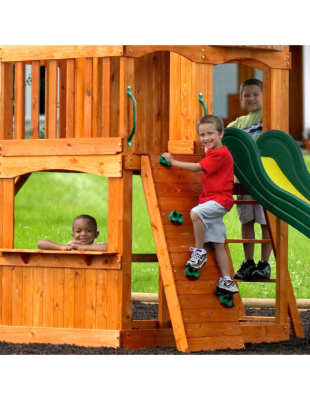 Ogromny Drewniany Plac zabaw Atlantic Backyard Discovery