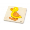 VIGA First Wooden Toddler Puzzle Duck