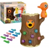 WOOPIE Magnetic Arcade Game Catch the Worm 2 Woodpeckers + 10 Worms
