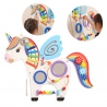 Viga Wooden Unicorn Manipulative Sensory Board FSC Montessori Certified
