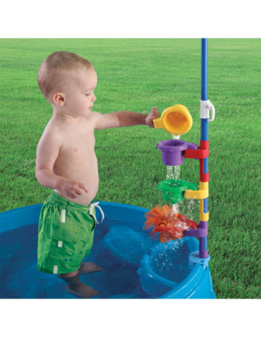 Basen Ogrodowy dla dzieci z parasolem i akcesoriami Step2