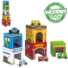 WOOPIE GREEN Puzzle Cubes City Vehicles in Boxes + Figures 10 el.
