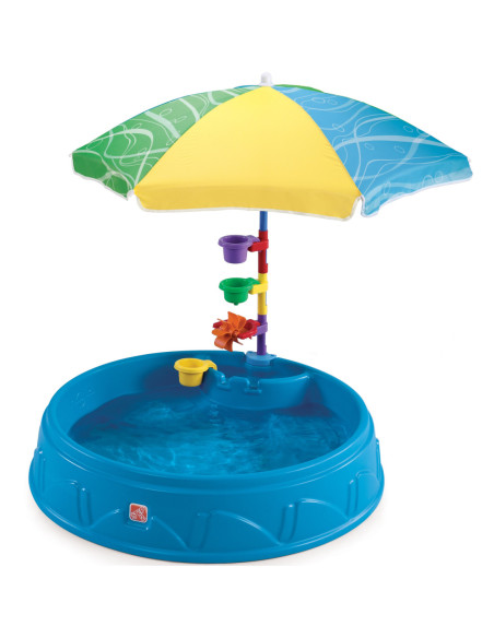 Basen Ogrodowy dla dzieci z parasolem i akcesoriami Step2
