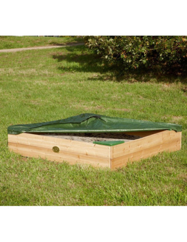 Drewniana piaskownica ze schowkiem na akcesoria Amy Sandpit AXI