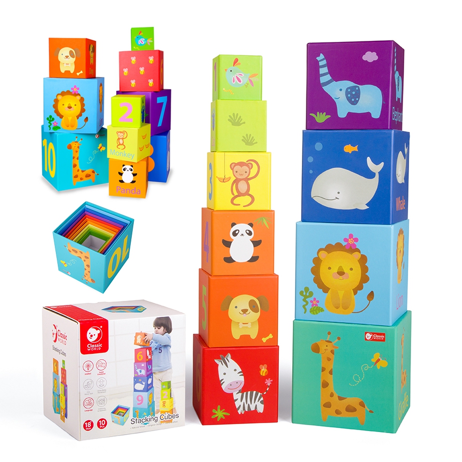 Magic box blocks puzzle tower box educational toy
