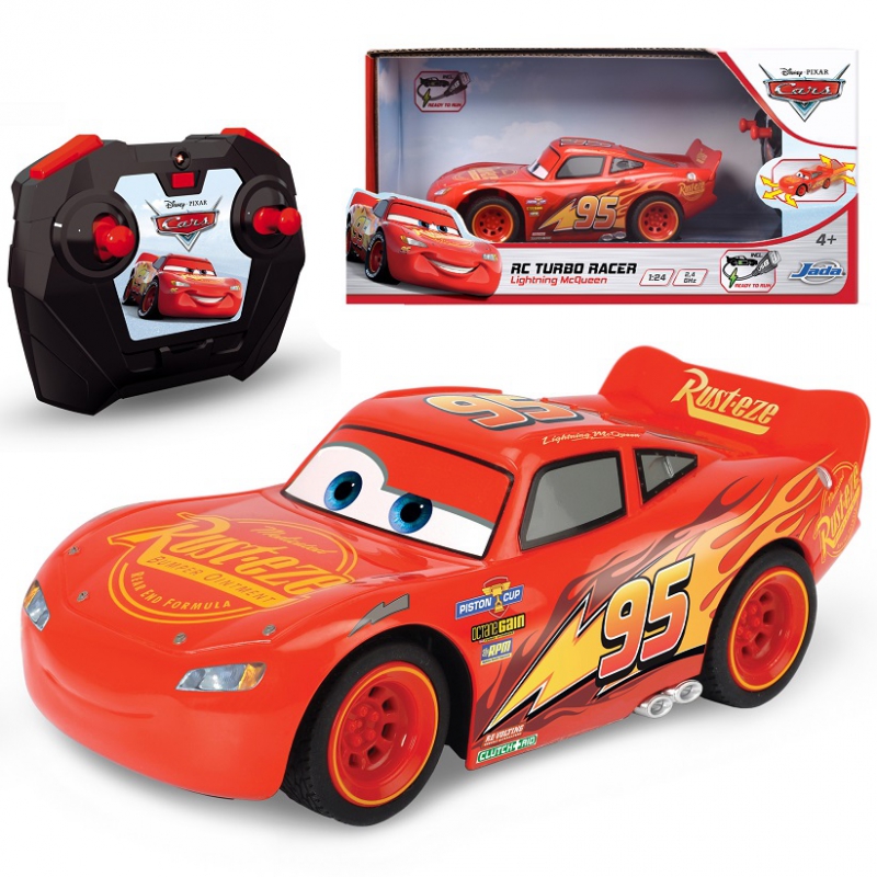 JADA Disney Auta Zygzak McQueen Cars Turbo RC Zdalnie Sterowany