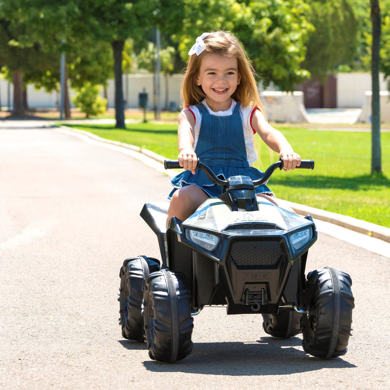 Quad pojazd elektryczny 12vboxer moro