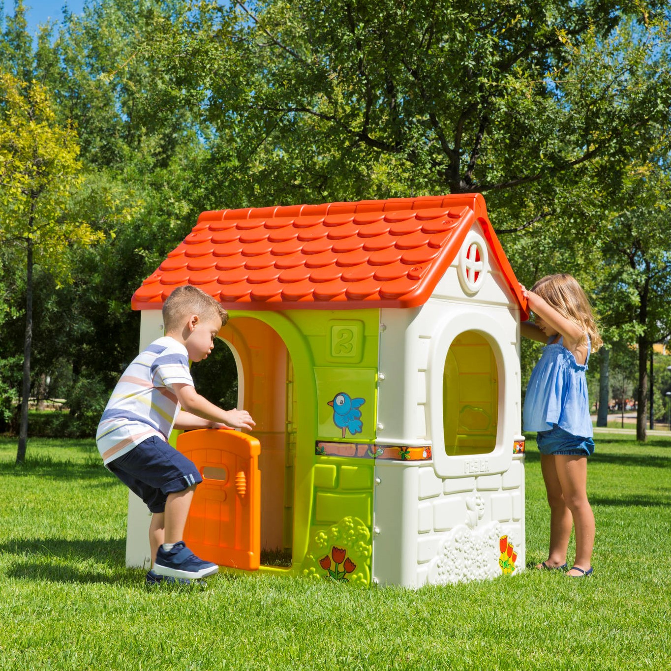 Domek ogrodowy dla dzieci fantasy skrzynka na listy