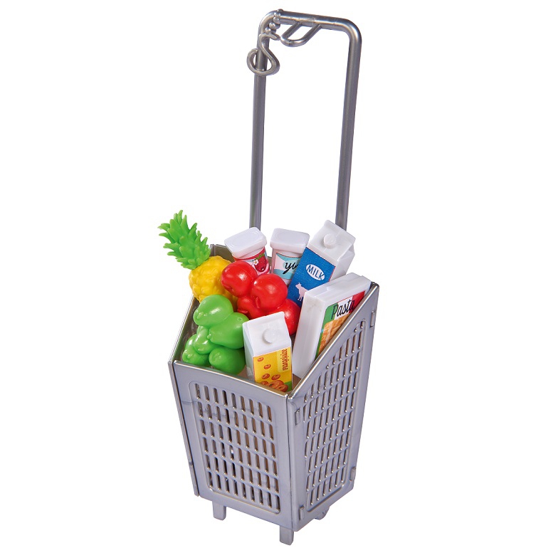 Lalka steffi w supermarkecie sklep zakupy