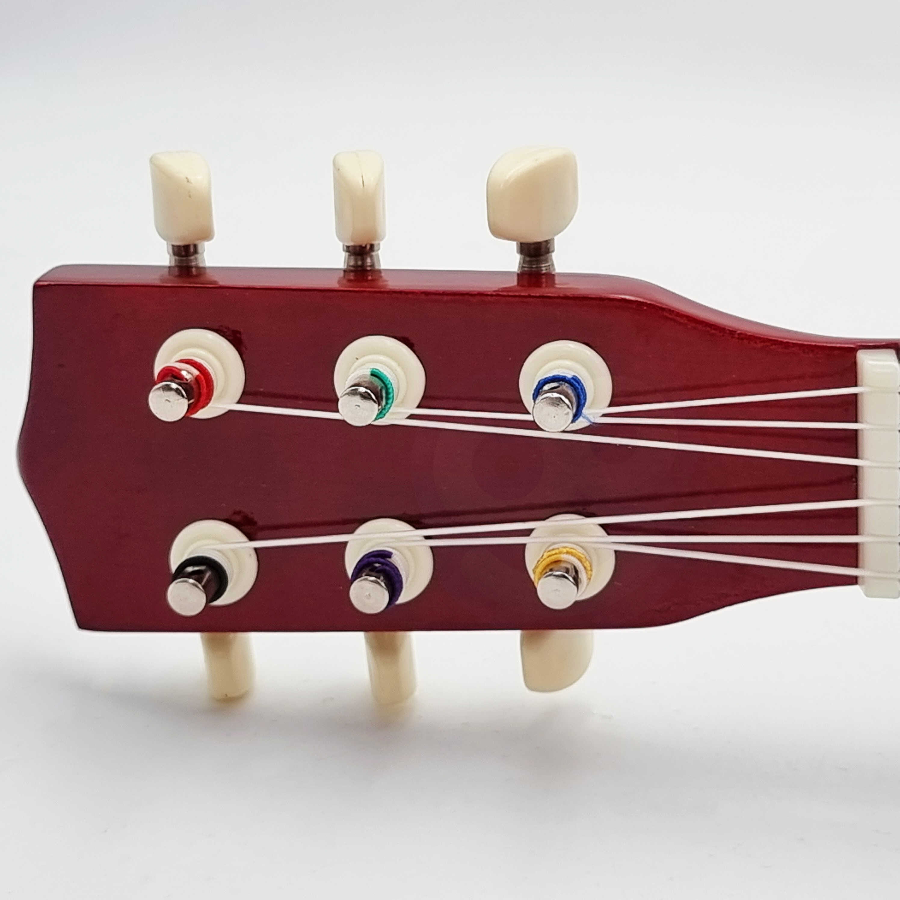 Drewniana gitara dla dzieci naturalna 21 cali 6 strun