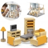 VIGA PolarB Dollhouse Furniture Set Living Room