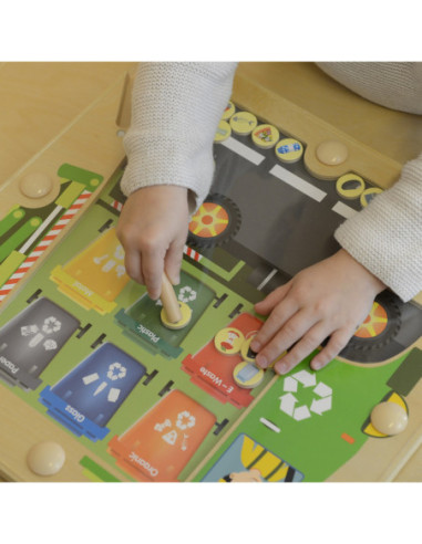 Sortowanie Śmieci Segregowanie Odpadów Edukacyjna Tabliczka Dla Dzieci Masterkidz