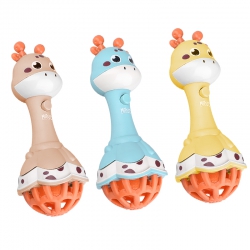 WOOPIE BABY Sensory giraffe rattle with Montessori music 1 pc.